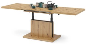 ASTON dub artisan, rozkládací, zvedací konferenční stůl, stolek