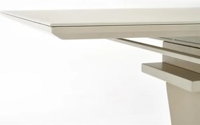 Rozkladací jedálenský stôl 140-180 cm Suena (biela + strieborná) (pre 6 8 osôb). Vlastná spoľahlivá doprava až k Vám domov. 1048600