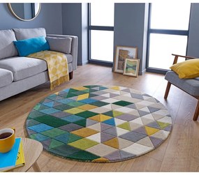 Vlnený koberec Flair Rugs Prism, ⌀ 160 cm