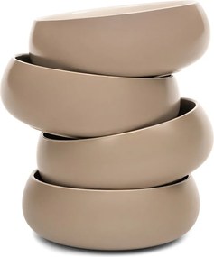 Béžové polievkové/ramen misky v súprave 4 ks z kameniny 1 l Terra Vira – Bonami Selection