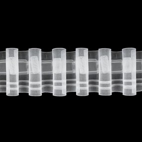 Riasiaca páska Smart Wave š. 8 cm, riasenie 1:2 - Biela