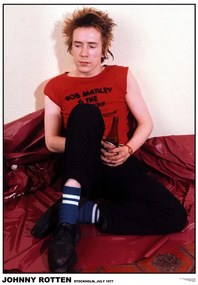 Plagát, Obraz - Johnny Rotten - Stockholm 1977, (59.4 x 84.1 cm)