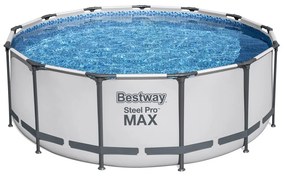 Bestway Nadzemnýí bazén Steel Pro MAX, sivá, pr. 396 cm, v. 122 cm