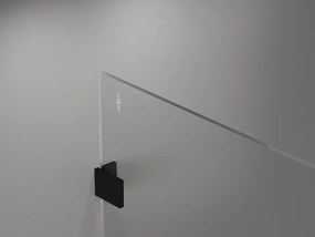 Mexen Lunar sprchová stena pravá 110 x 200 cm, 8mm číre sklo, čierna matná, 830-110-000-70-00-P