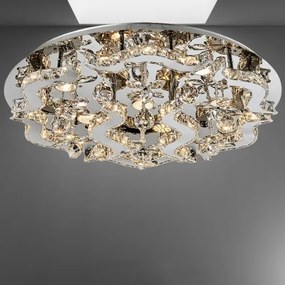 Stropnica do spálne krištáľ LUXERA 62408 LED ARAMEA Ø80