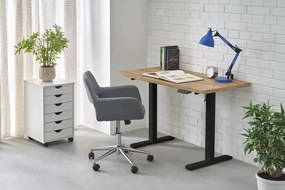 Výškovo nastaviteľný stôl B54 120 cm dub artisan/čierny