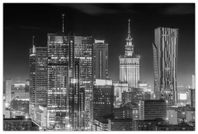 Obraz - Čiernobiely New York (90x60 cm)