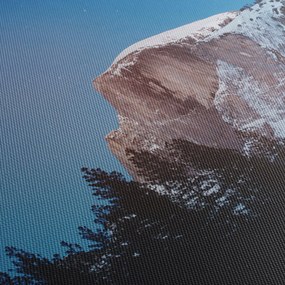 Obraz - Nočný vrchol hôr (90x60 cm)
