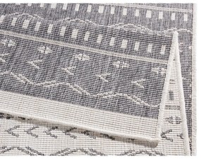 Sivo-krémový vonkajší koberec NORTHRUGS Kuba, 290 x 200 cm