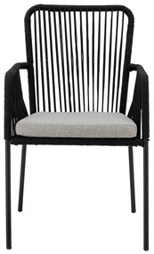 Čierne jedálenské stoličky v súprave 2 ks Santino – Bloomingville