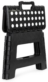 Skládacia stolička TABOR 22 cm čierna