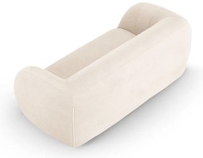 Krémová pohovka z textílie buklé 210 cm Essen – Cosmopolitan Design