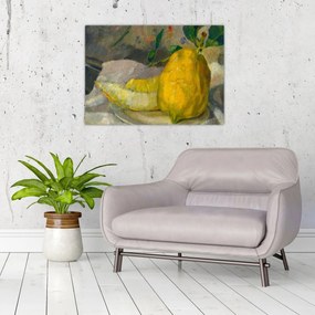 Obraz - French 19th Century, Melon and Lemon, reprodukcia (70x50 cm)