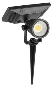 V-Tac LED Solárne svietidlo SPIKE LED/2W/5,5V IP65 3000K VT0702