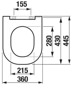 JIKA H8917150000631 - WC sedadlo MIO duroplast/biela