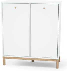 Skrinka s košom na bielizeň