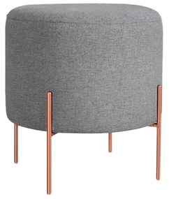 Sivý taburet Copper – Artie