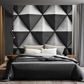 Gario Fototapeta Betónové geometrické trojuholníky Materiál: Vliesová, Rozmery: 400 x 280 cm