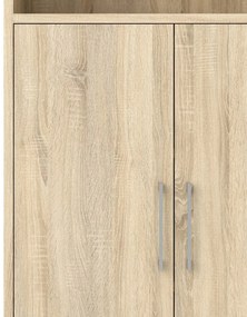 Modulárna knižnica v dekore duba v prírodnej farbe 89x189 cm Prima – Tvilum