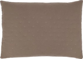 Mäkká hnedá obliečka na vankúš Aix Soft – 70*50 cm