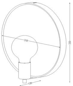 Lucide 36213/31/72 - Nástenné svietidlo so zrkadlom REFLEX 1xE27/25W/230V béžová