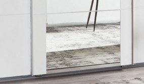 Šatníková skriňa Bern, šírka 225 cm/výška 208 cm, biela