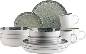 Mäser Jedálenská súprava riadu 16 ks MALEA – zelená