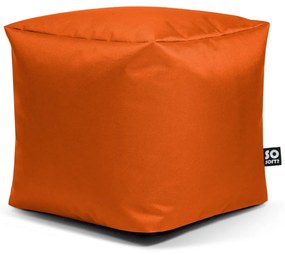 Oranžový detský sedací vak Cube M – So Soft?