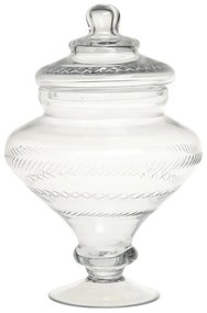 Sklenená nádoba dóza s vekom Trinna - Ø 18*27 cm / 1,5L
