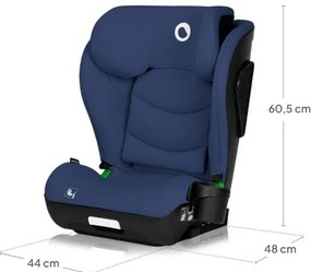 Lionelo - Autosedačka NEAL i-Size 100-150 cm námornícka modrá