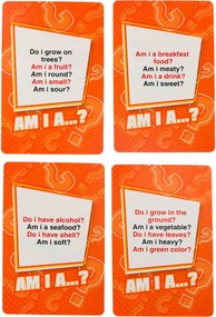 KIK Kto som? Hádaj jedlo – rodinná párty hra pre deti, 2–4 hráči, 5+, 54 kariet