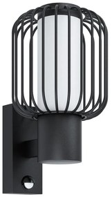 Eglo 98722 - Vonkajšie nástenné svietidlo so senzorom RAVELLO 1xE27/28W/230V IP44