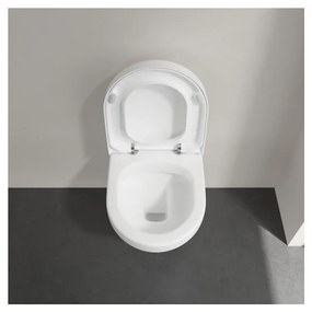 Villeroy & Boch Architectura - WC sedátko s poklopom Compact, QuickRelease, SoftClose, alpská biela 9M66S201