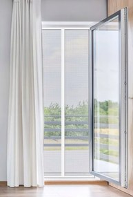 Magnetická sieťka proti hmyzu biela 100x220 cm