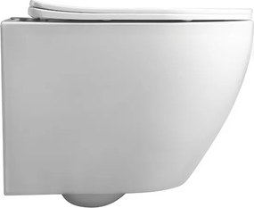 BPS-koupelny Závesná WC misa so SoftClose sedadlom HYD-4708, biela