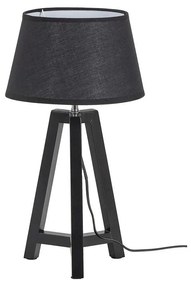 WOOOD Stolná lampa Omar čierna 44 × 24 × 24 cm