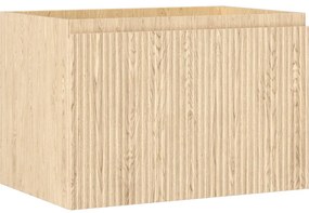 Mexen Rivel, kúpeľňová skrinka 70 cm, 1 zásuvka, drážkovaná, dub, 91A20-07047-1-BF81