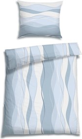 XXXLutz POSTEĽNÁ BIELIZEŇ, flanel, modrá, 140/220 cm Florella - Obliečky & plachty - 004388024003