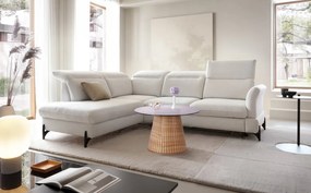 Okrúhly konferenčný stolík Ascoli, 80 cm, svetlý orech