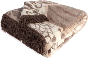 BAVLNENÁ DEKA RUSTIC 150X200 CM VZROVOVANÁ