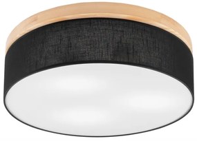 Brilagi - LED Stropné svietidlo BELLADONNA 3xE27/15W/230V čierna/borovica