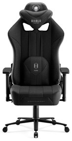 Látkové herné kreslo Diablo X-Player 2.0 King Size, čierne