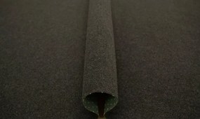 Metrážny koberec Nop Grass 78 antracit - Výpredaj