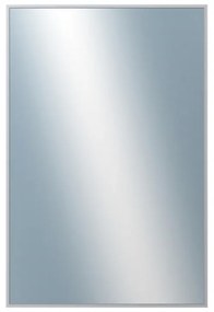 DANTIK - Zrkadlo v rámu, rozmer s rámom 40x60 cm z lišty Hliník strieborná (7001004)