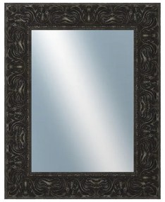DANTIK - Zrkadlo v rámu, rozmer s rámom 40x50 cm z lišty PRAHA čierna (2753)