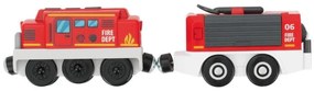 lupilu®  Drevená železničná súprava L (hasiči)  (100394949)