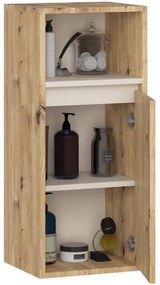 Kúpeľňová skrinka VAMI Š35 1D 1W dub / kašmír