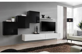 Obývacia stena Switch X Čierna/Biely