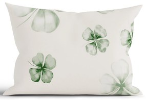 Bavlnená obliečka na vankúš Renforcé 40 × 60 cm – Štvorlístok