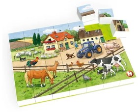 Detské puzzle Hubelino Život na farme